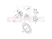 Triumph 2007 SPRINT ST 208167 > Rear Brake Caliper & Disc