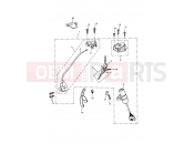 Triumph 2007 ROCKET III, CLASSIC & ROADSTER Ignition Switch & Lock Set 343681