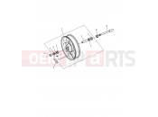 Triumph 2011 ROCKET III, CLASSIC & ROADSTER Front Wheel - Classic