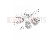 TRIUMPH THUNDERBIRD COMMANDER Front Brake Caliper & Discs