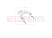 Triumph 2016 BONNEVILLE T100 Luggage Rack Kit, Chrome