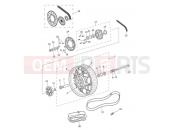 Rear Wheel - Triumph BONNEVILLE T100 2018