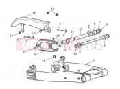 Triumph 2021 BONNEVILLE T100 Swingarm Assembly