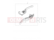 Triumph 2021 BONNEVILLE T100 Lever Kit, Adj, Long