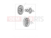 Triumph 2021 BONNEVILLE T100 Chrome Wheels Kit