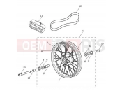 Front Wheel - Triumph BONNEVILLE T100 BLACK 2017
