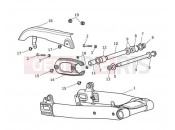 Triumph 2021 BONNEVILLE T120 Swingarm Assembly
