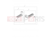 Triumph 2021 BONNEVILLE T120 Front Footrest, Pair