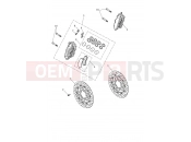 Triumph 2020 SCRAMBLER 1200 XE Front Brake Caliper & Discs