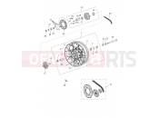 Triumph 2021 SCRAMBLER 1200 XE Rear Wheel
