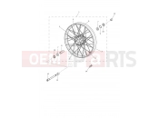 Triumph 2021 SCRAMBLER 1200 XE Front Wheel