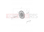 Front Wheel - Triumph Tiger 800 > 674841 TIGER 800XC 2012