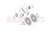 Front Brake Caliper & Disc - Triumph TIGER 800 XCA 855532 > 2018