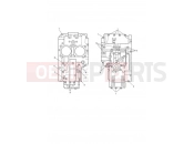 Triumph 2005 SPEEDMASTER CARBS Crankcase Fixings