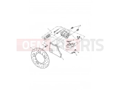 Triumph 2006 SPEEDMASTER CARBS Rear Brake Caliper & Disc