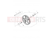 Triumph 2009 SPEEDMASTER EFI Front Wheel 469051