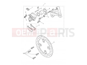 Triumph 2021 TIGER 900 GT Rear Brake Caliper & Disc