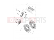 Triumph 2021 TIGER 1200 XCA Front Brake Caliper & Discs