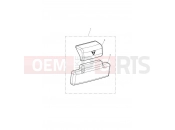 Triumph 2019 TIGER 1200 XCX Top Box, Back Rest Kit