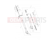 Triumph 2021 TIGER 1200 XR Front Forks & Yokes