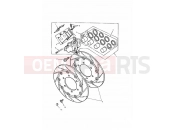 Triumph 1996 TROPHY 29156 > Front Brake Caliper & Discs