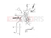 TRIUMPH SCRAMBLER CARB Handlebars, Top Yoke...