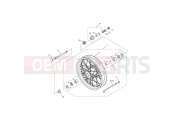 Triumph 2009 THRUXTON 900 EFI Front Wheel