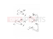 Triumph 2009 THRUXTON 900 EFI Exhaust System