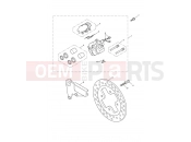 Triumph 2013 THRUXTON 900 EFI Rear Brake Caliper & Disc