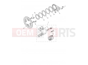 Triumph 2021 SPEED TRIPLE 1200 RS Rear Brake Caliper & Disc