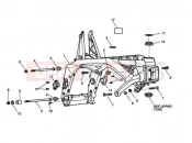 Main Frame & Fittings - Triumph STREET TRIPLE > 560476 2012