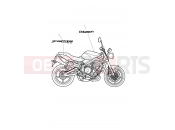 Bodywork Decals 480782 - Triumph STREET TRIPLE > 560476 2012
