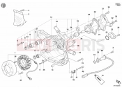 DUCATI Superbike 998 GENERATOR COVER - WATER PUMP » COOLING SYSTEM