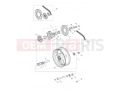 Triumph 2021 Street Triple RS > 966534 Rear Wheel & Final Drive
