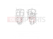 TRIUMPH AMERICA CARBS Crankcase Fixings