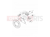 Triumph 2006 AMERICA CARBS Rear Brake Caliper & Disc