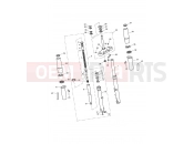Triumph 2014 AMERICA EFI Front Forks & Lower Yoke 468391