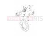 Triumph 2014 AMERICA EFI Front Brake Caliper & Disc