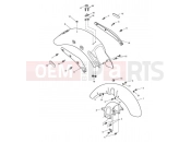 Triumph 2010 AMERICA EFI Mudguards