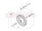 Triumph 2010 AMERICA EFI Front Wheel 468390