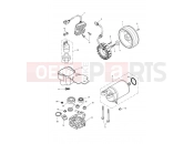 TRIUMPH AMERICA EFI Alternator & Starter Motor