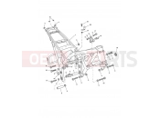 Main Frame & Fittings - Triumph TIGER 955i 198875 > 2006