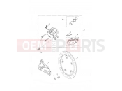 Rear Brake Caliper & Disc - Triumph TIGER 955i 198875 > 2006