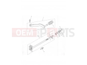 Gear Sel. Pedal - Triumph TIGER 955i 198875 > 2006