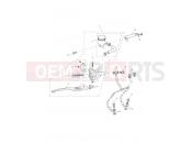 Triumph 2008 Tiger 1050 Front Brake Master Cylinder & Ho