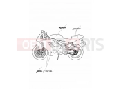 Bodywork - Decals 186151 » - Triumph DAYTONA 955i 132513 > 2003