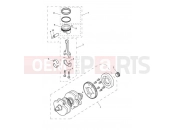 Triumph 2017 STREET CUP Crankshaft, Connecting Rods...