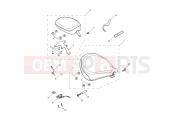 Triumph 2020 BONNEVILLE SPEEDMASTER Seat Assembly & Toolkit