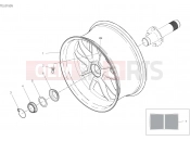 DUCATI 2022 Diavel 1260 S REAR WHEEL [XCO:BYG]