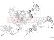 DUCATI 2022 Hypermotard 950 SP ELECTRIC STARTING AND IGNITION